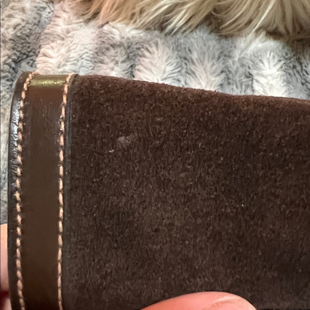 Brown Suede Gucci Ophidia Clutch - Picture 6 of 16